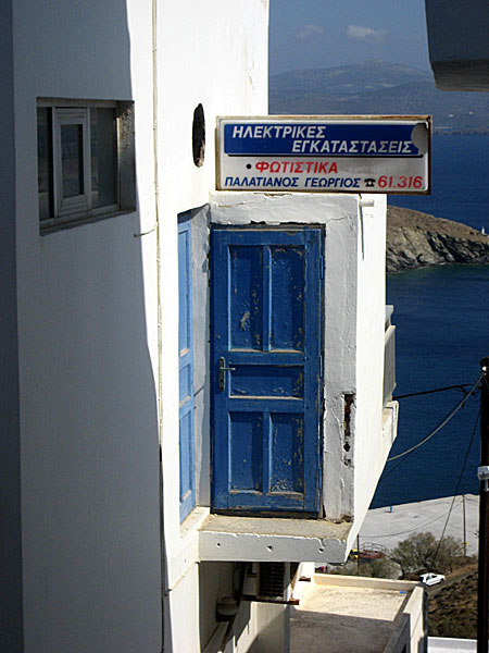 Bilder från Grekland. Chora på Astypalea.