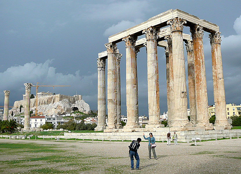 Zeus tempel i Aten.