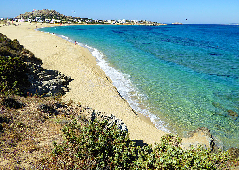Mikri Vigla beach på Naxos.