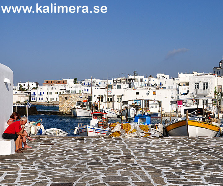 Naoussa p&aring; Paros.