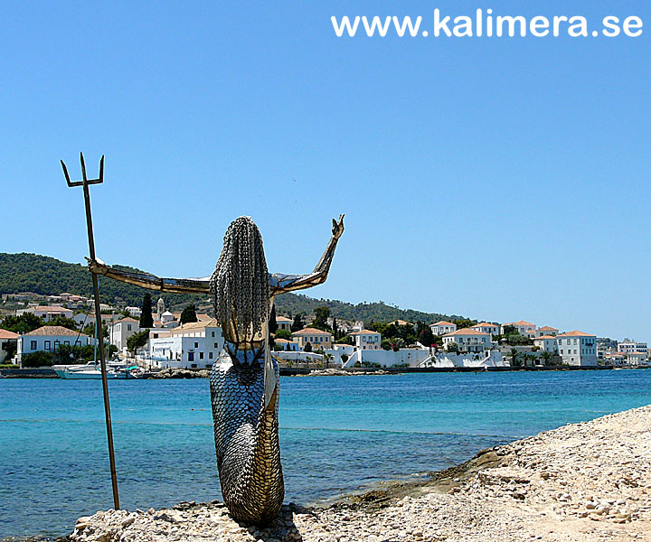 Sj&ouml;jungfru p&aring; Spetses.