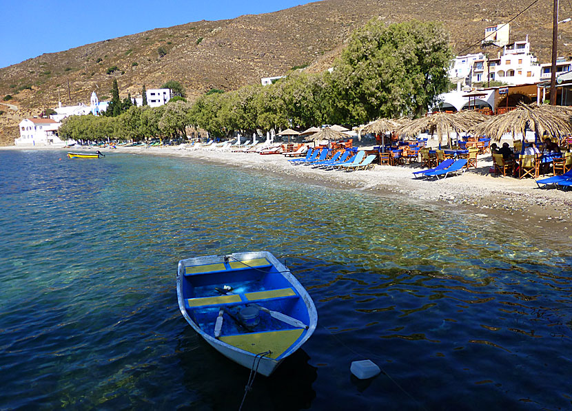 Emborios beach på Kalymnos.