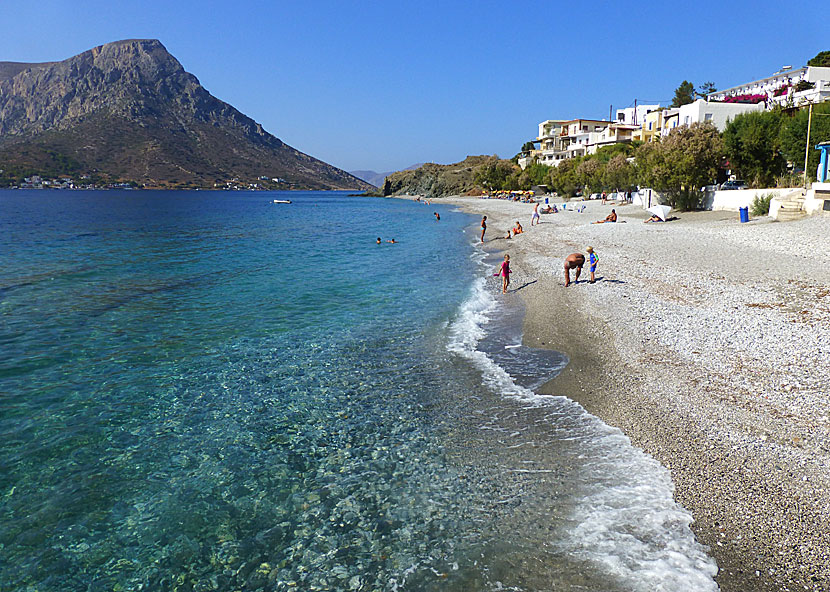 Myrties beach på Kalymnos.