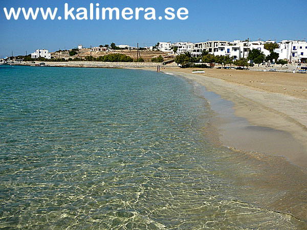 Hamnstranden p&aring; Koufonissi.