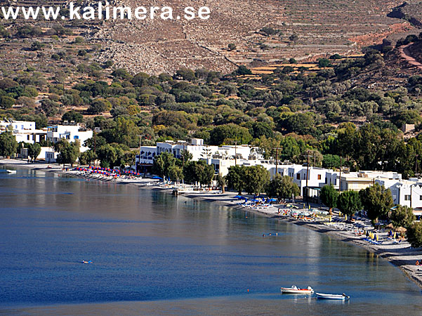 Livadia beach p&aring; Tilos.