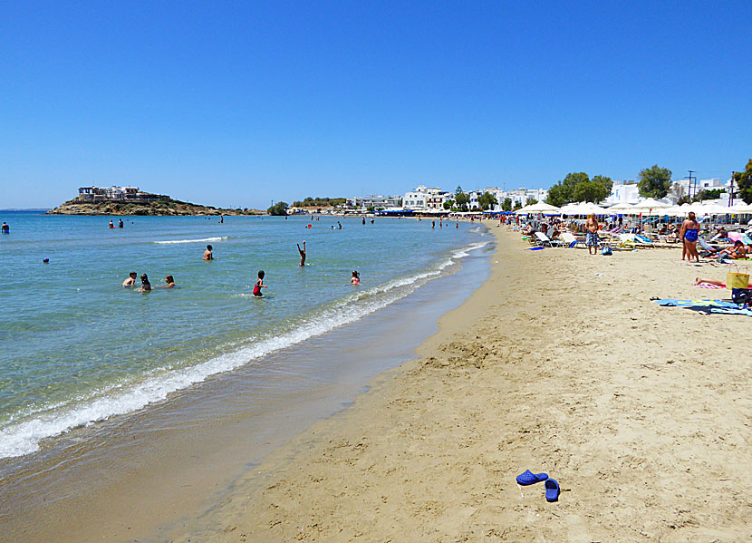 Agios Georgios beach på Naxos