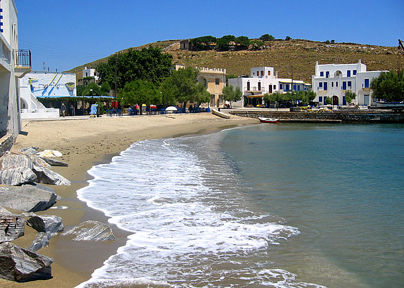 Moutsona beach på Naxos.