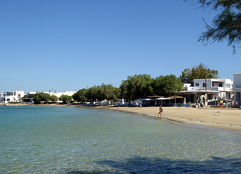 Alyki beach på södra Paros.