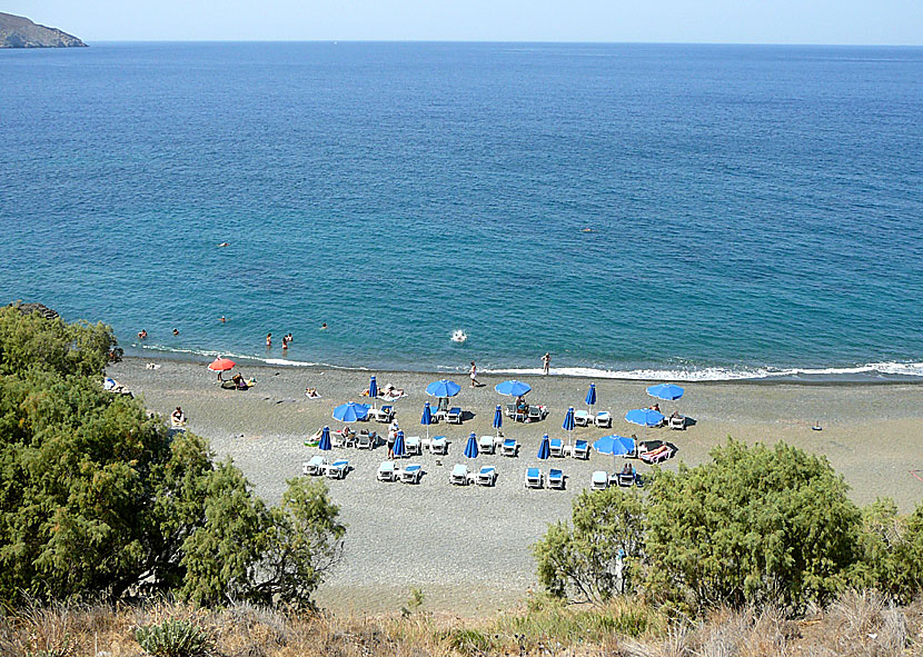 Platys Gialos beach på Kalymnos.