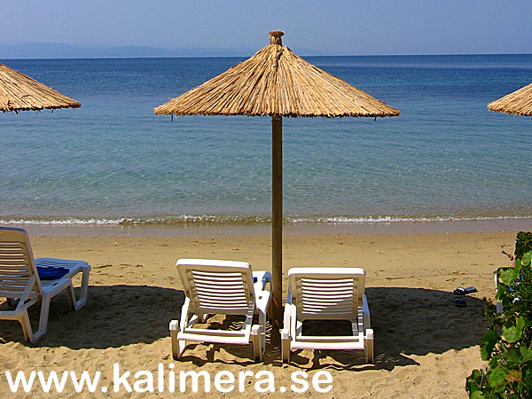 Maratha beach p&aring; Skiathos.