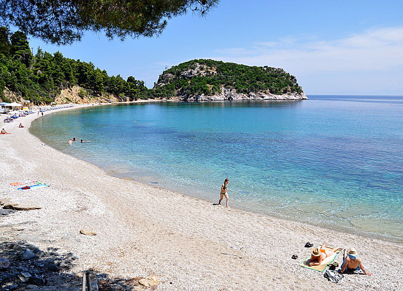 Stafylos beach på Skopelos.