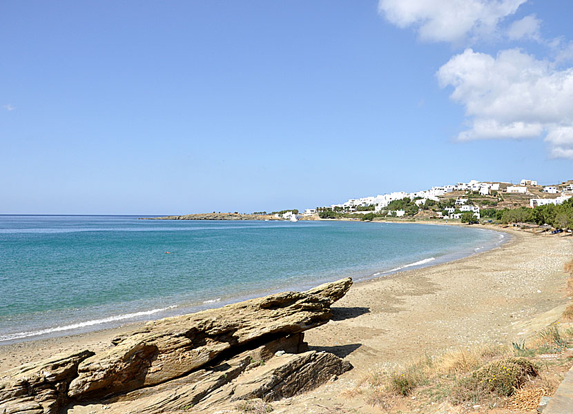 Agios Sostis beach på Tinos.