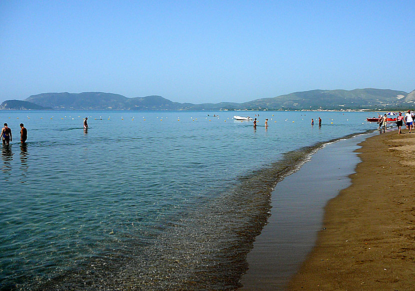 Kalamaki beach på Zakynthos.