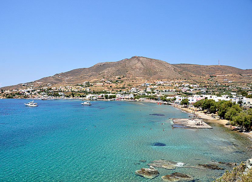 Finikas beach på Syros.