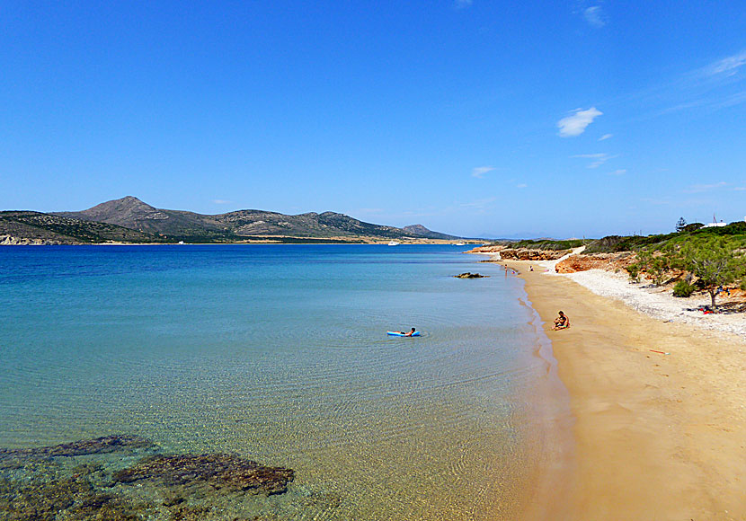 Agios Georgios beach på Antiparos.