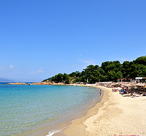 Banana beach p&aring; Skiathos.