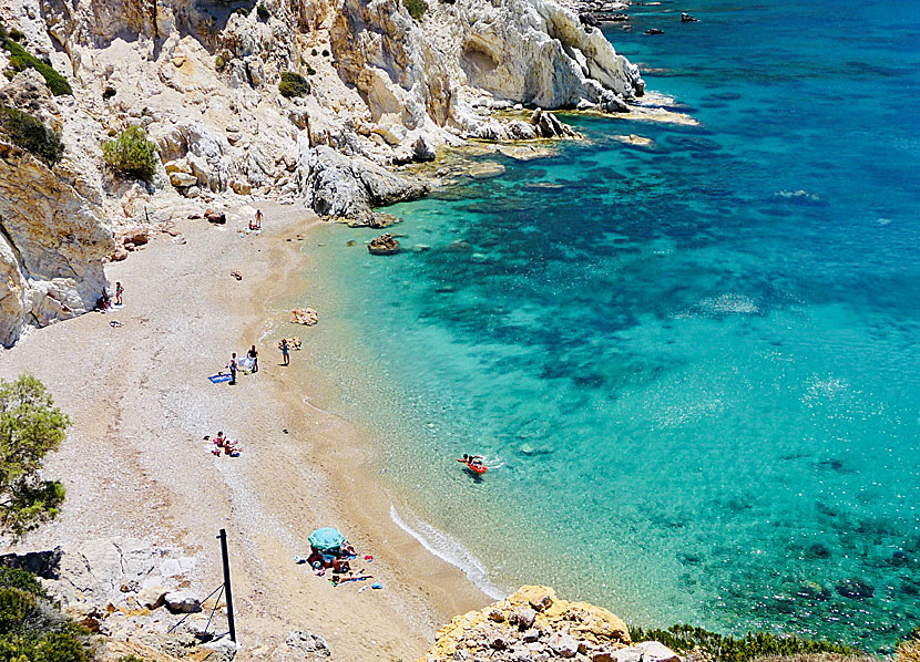 Vroulidia beach på Chios.