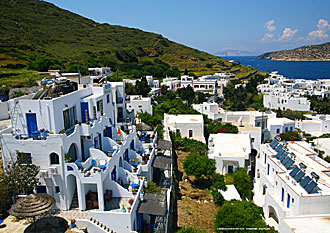 Grekland. The Big blue. Katapola. Amorgos.