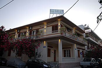 Hotel Sonia i Kos stad.