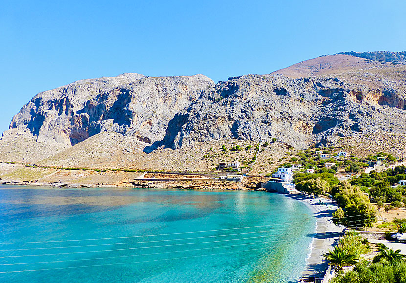 Arginonta beach på Kalymnos i Grekland.