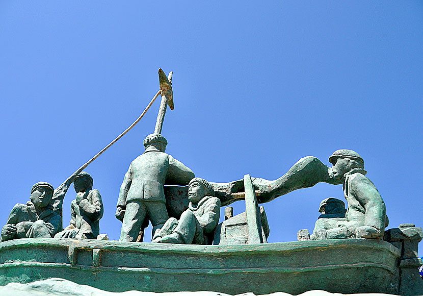 Fem fiskarna från Finiki var med och befriade Karpathos under andra världskriget.