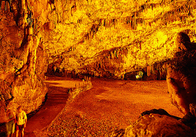 Grottan Drogarati på Kefalonia i Grekland.