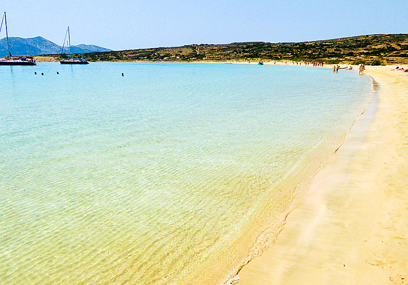 Pori beach på Koufonissi i Grekland.