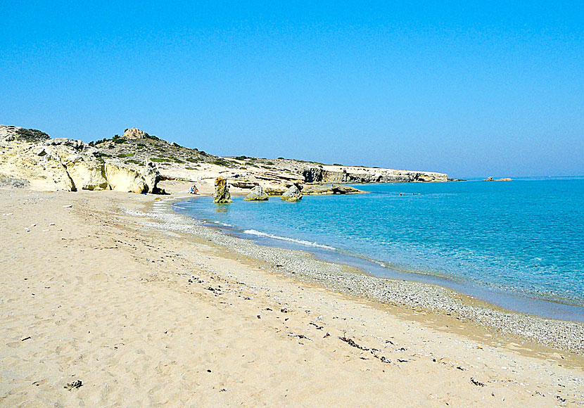 Alogomandra beach på Milos i Kykladerna.