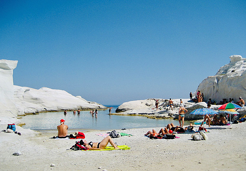 Sarakiniko beach. Milos.