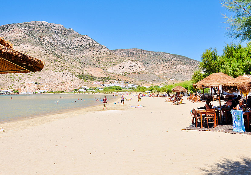 Kamares beach på Sifnos i Grekland.