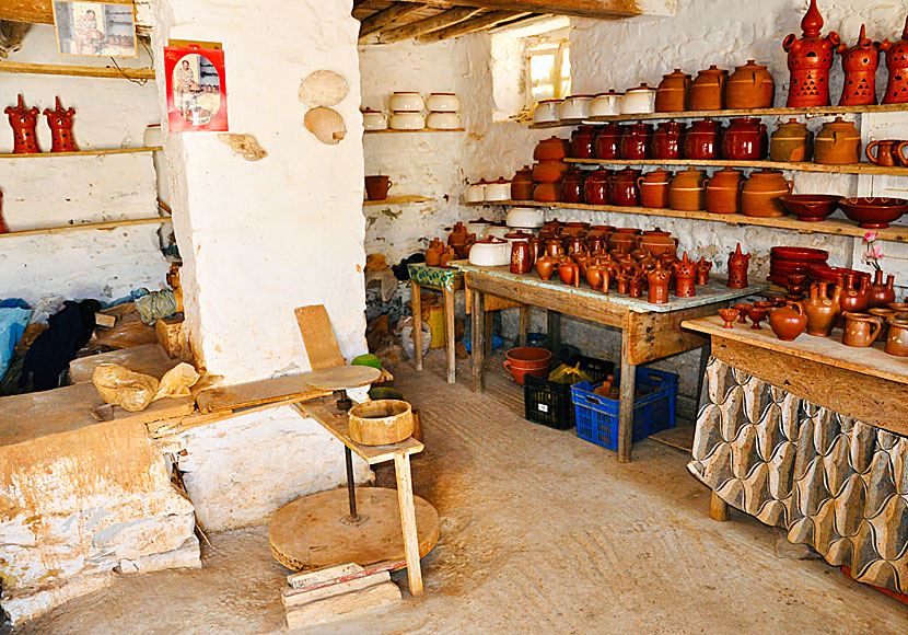Kostas Depastas keramikverkstad i  Heronissos.
