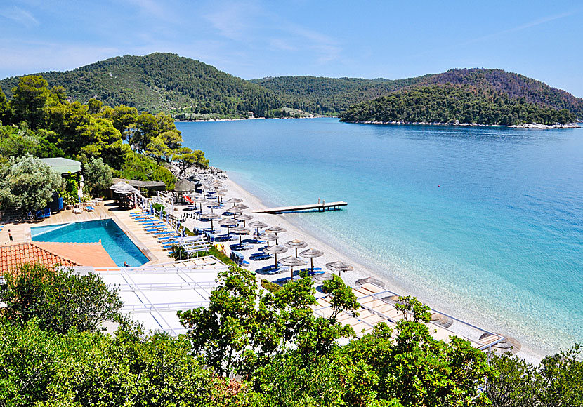 Adrina Beach Hotel på Skopelos.