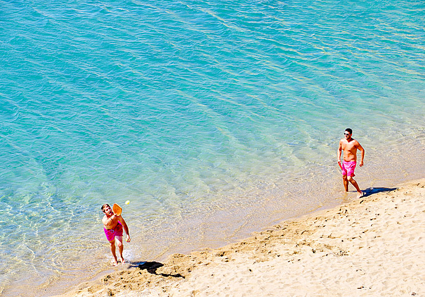 Kolymbithra beach på Tinos i Grekland.