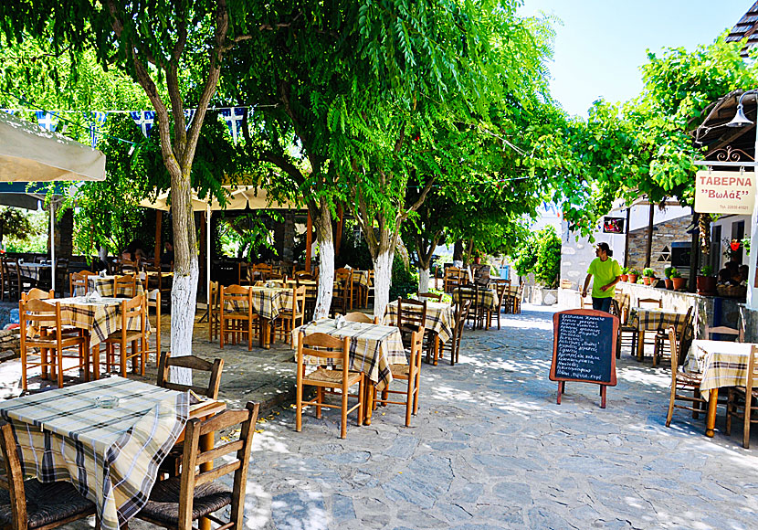 Missa inte byn Volax när du besöker Tinos i Grekland. 