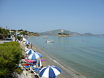 Agios Sostis beach på Zakynthos.