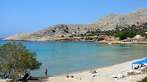 Pondamos beach p&aring; Chalki.