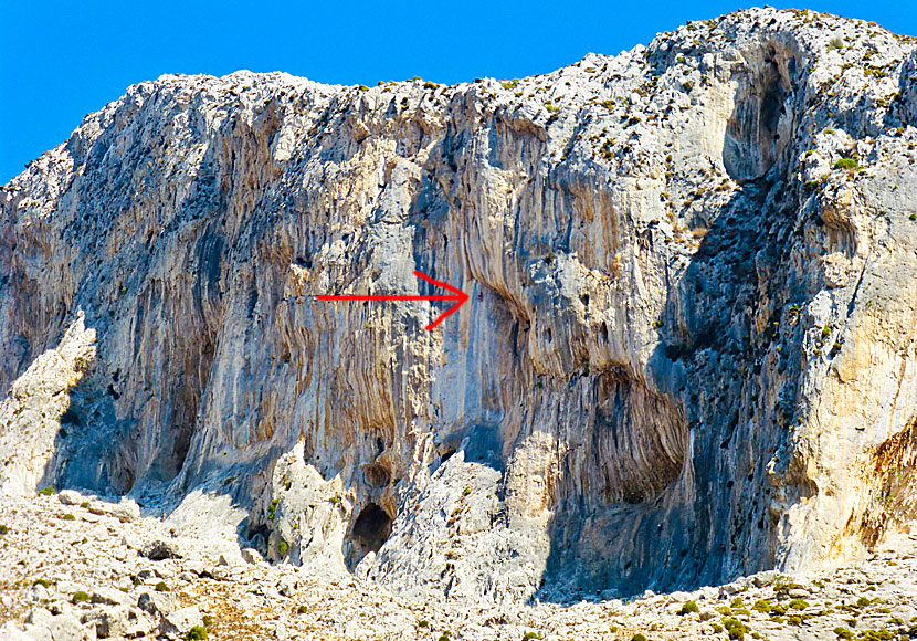 Kalymnos är känt för sina spektakulära berg som lockar klättrare från hela världen.