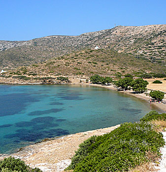 Kambos beach p&aring; Lipsi.