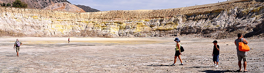 Nisyros i Grekland.