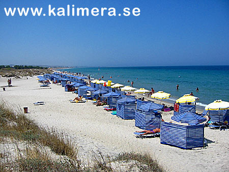 Tigaki beach.