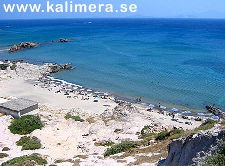Camel beach p&aring; Kos.