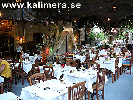 Bra taverna i Rhodos gamla stad - Marias taverna.