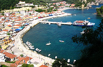 Parga stad. 