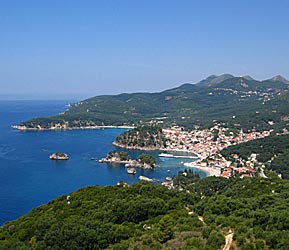View over Parga.