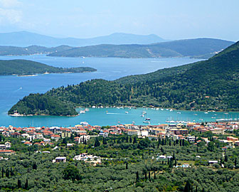 Nidri p&aring; Lefkas.