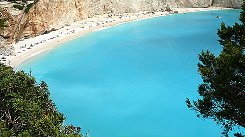 Porto Katsiki p&aring; Lefkas.