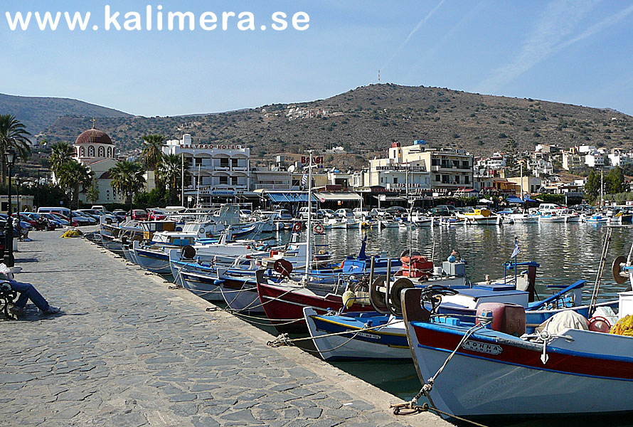 Elounda p&aring; Kreta.