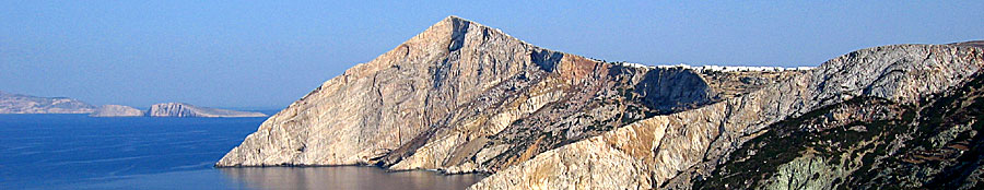 Kartego beach.  Folegandros.