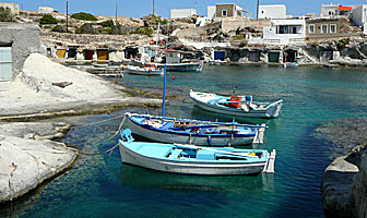 Goupa p&aring; Kimolos.