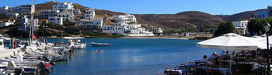 Kythnos i Grekland.